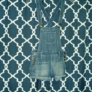 1990s vintage YMI overall shorts